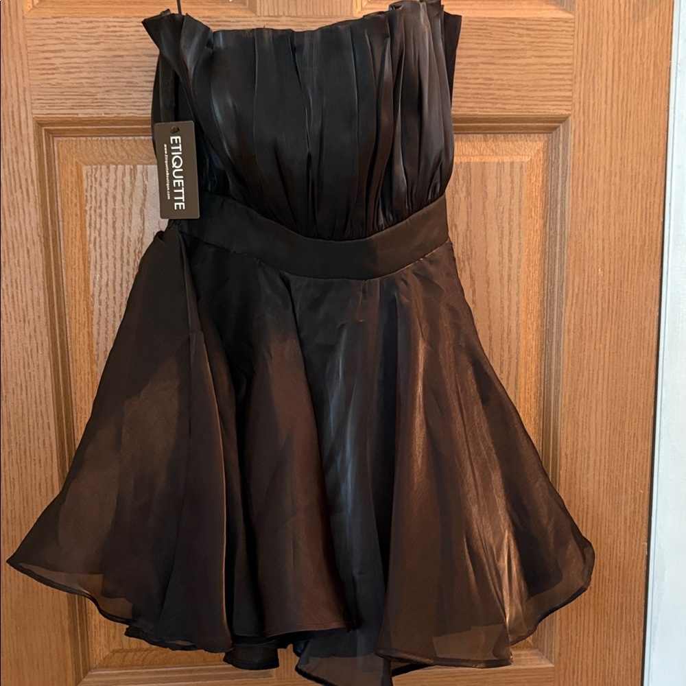 Black Strapless Dress